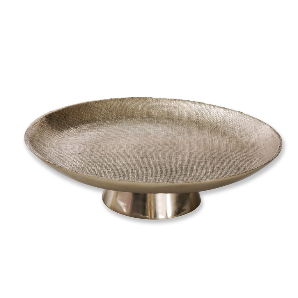 Pedestal Cake Plate (Gold) - The Nifty Decor