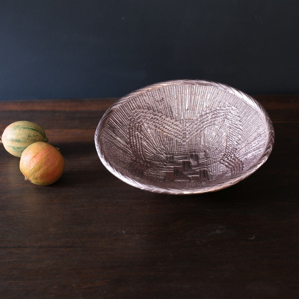 African Basket Medium Bowl (Rose Gold) - The Nifty Decor