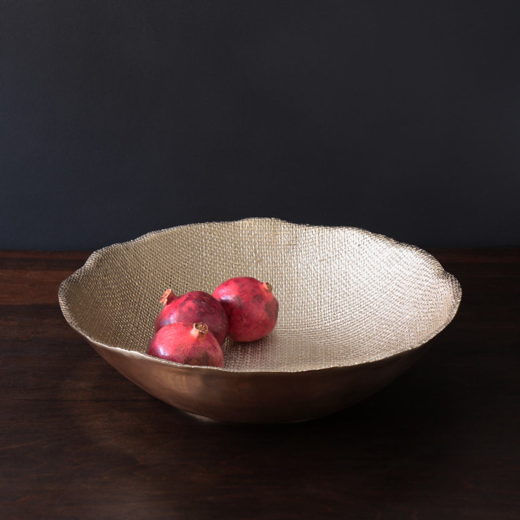 Chelsea Extra Large Bowl (Gold) - The Nifty Decor