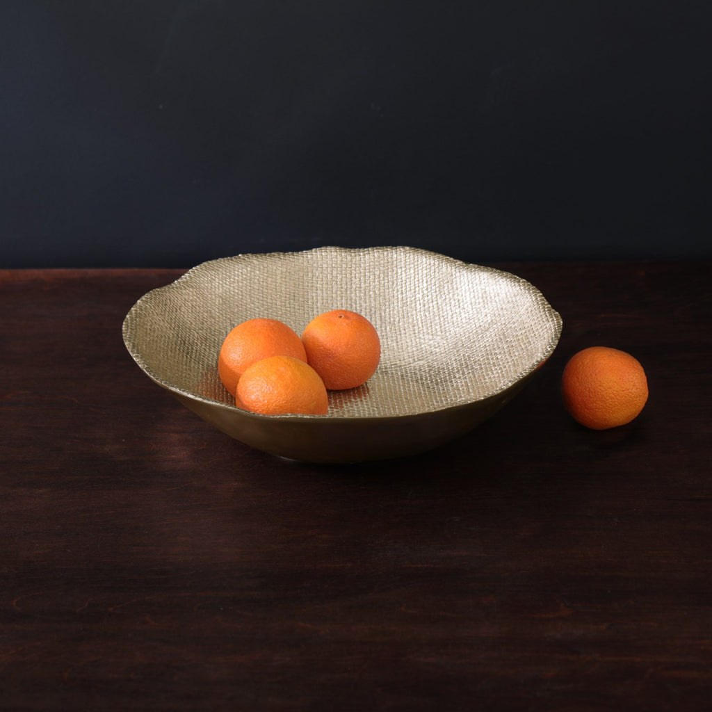 Chelsea Large Bowl (Gold) - The Nifty Decor