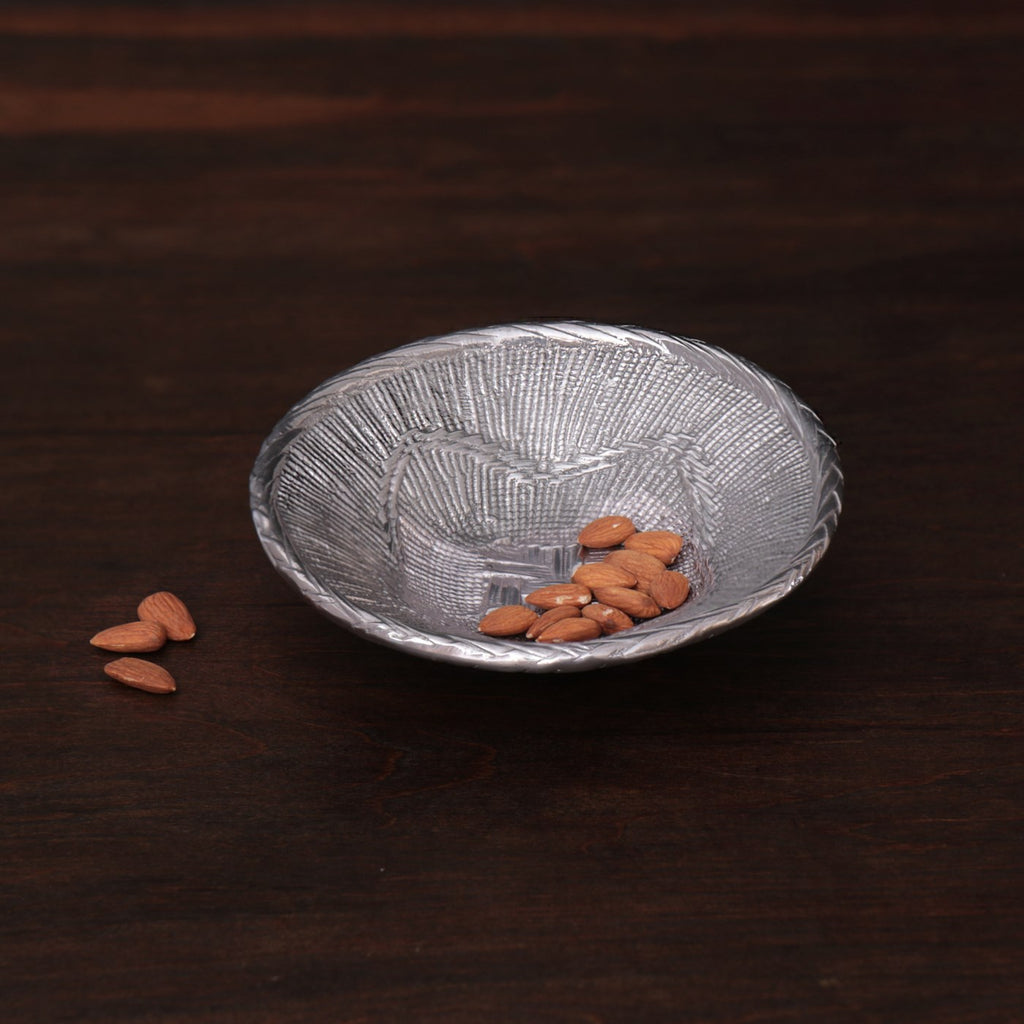 African Basket Small Bowl (Gunmetal) - The Nifty Decor