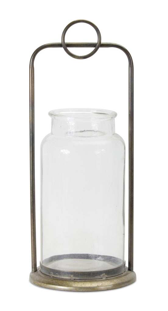 Bronze glass candle holder, Set of 2 - The Nifty Decor