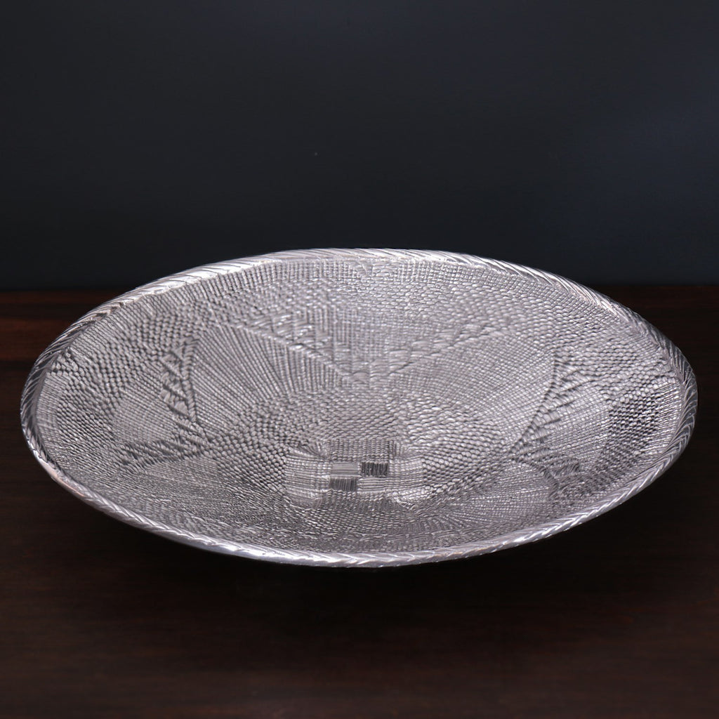 African Basket Jumbo Bowl (Gunmetal) - The Nifty Decor