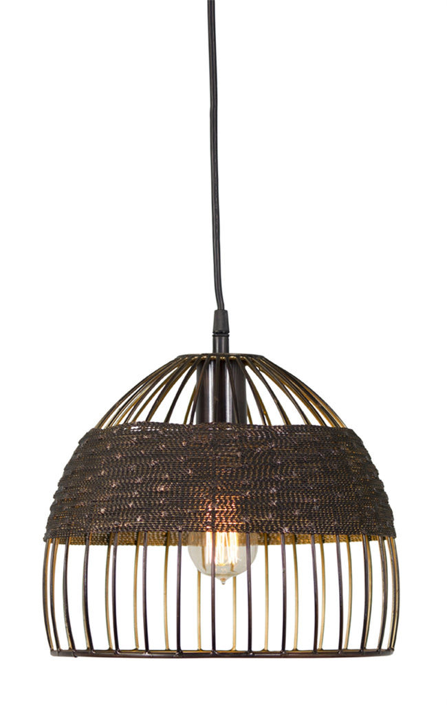 Caged hanging lamp - The Nifty Decor