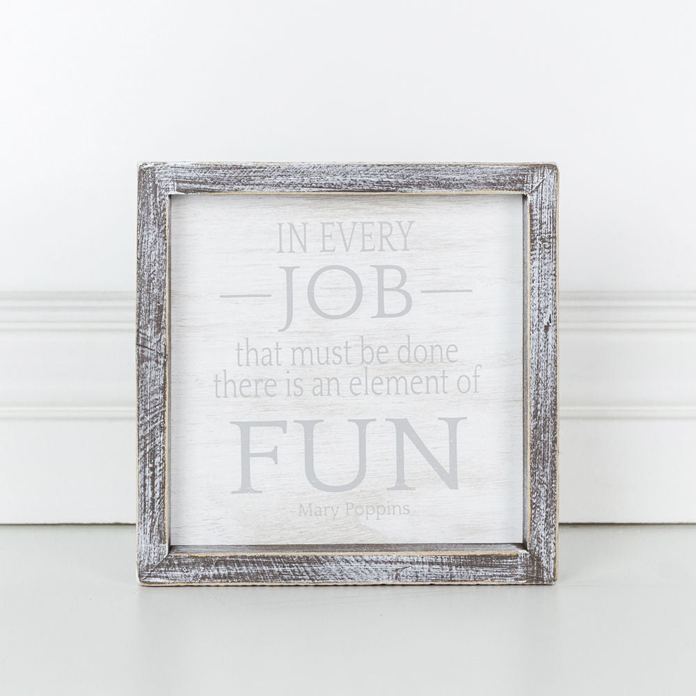 In Every Job That Must...... framed sign - The Nifty Decor