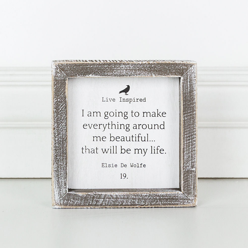 Live Inspired, I Am Going..... framed sign - The Nifty Decor