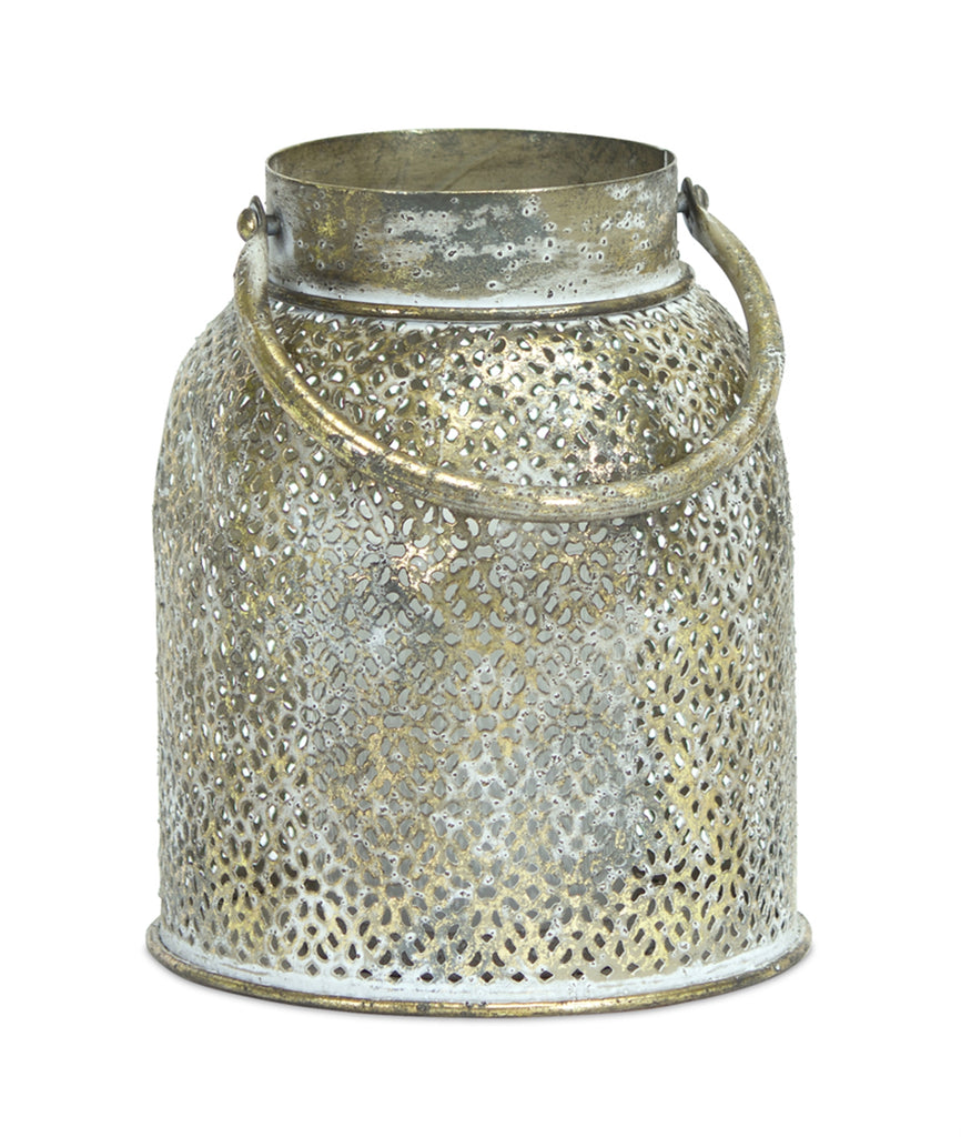 Perforated Candle Holder, Set of 2 - The Nifty Decor