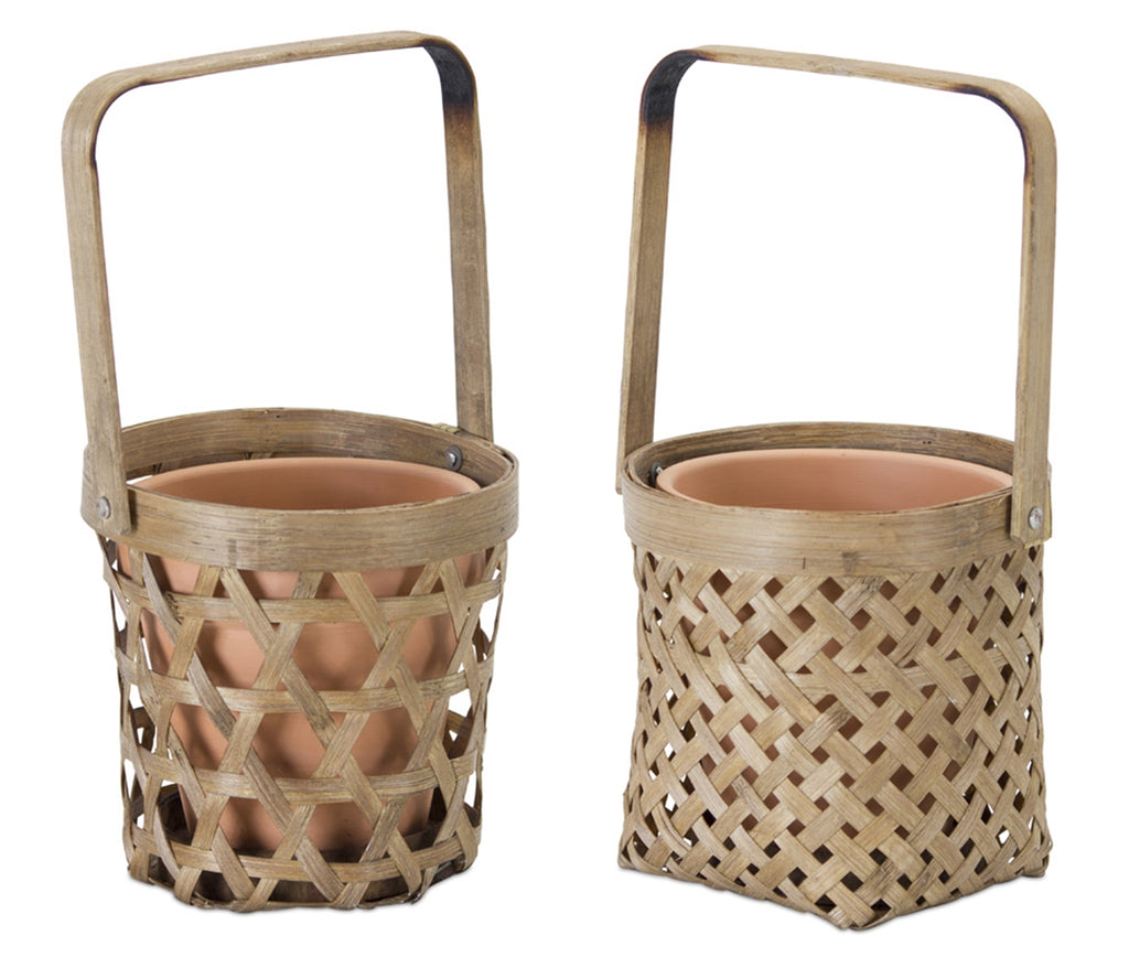 Bamboo pot holder - The Nifty Decor