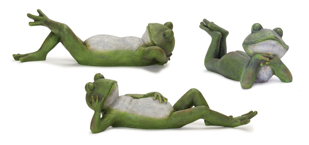 Set of 3 Thinking frog - The Nifty Decor