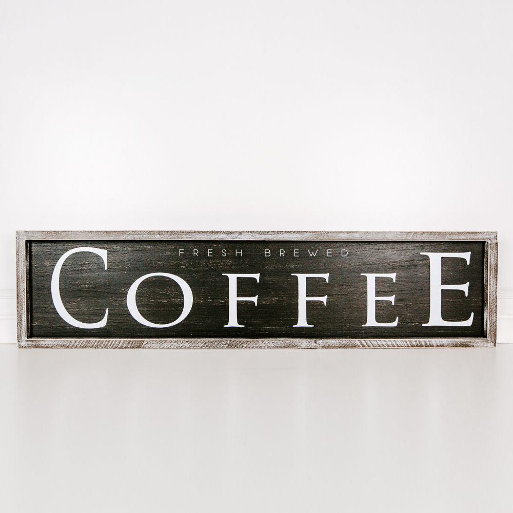 Reversible Sign (Fresh Brewed Coffee) - The Nifty Decor