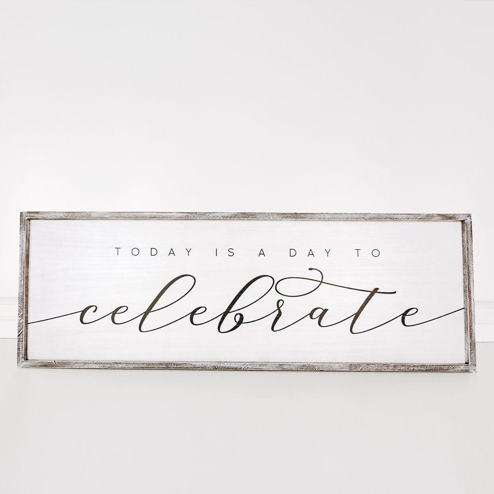 Double-Sided Sign (Celebrate/Home) - The Nifty Decor