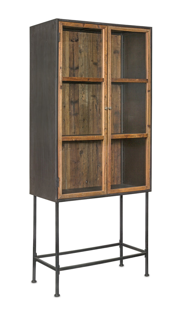 Brown wooden Hutch. - The Nifty Decor