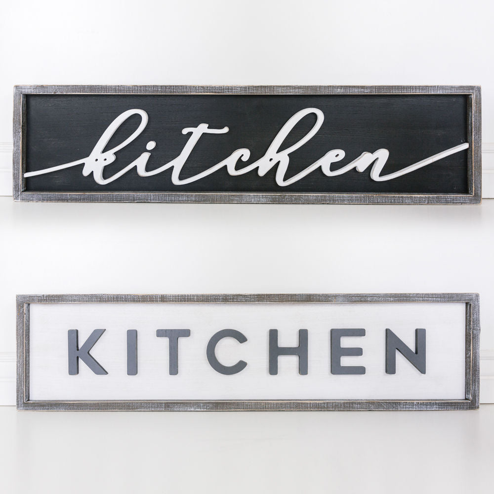 Double sided sign (Kitchen) - The Nifty Decor
