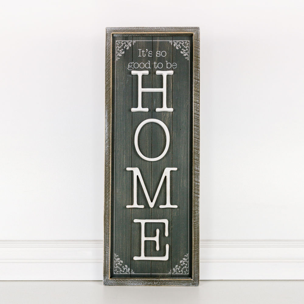 Double side wood framed sign(HOME) - The Nifty Decor