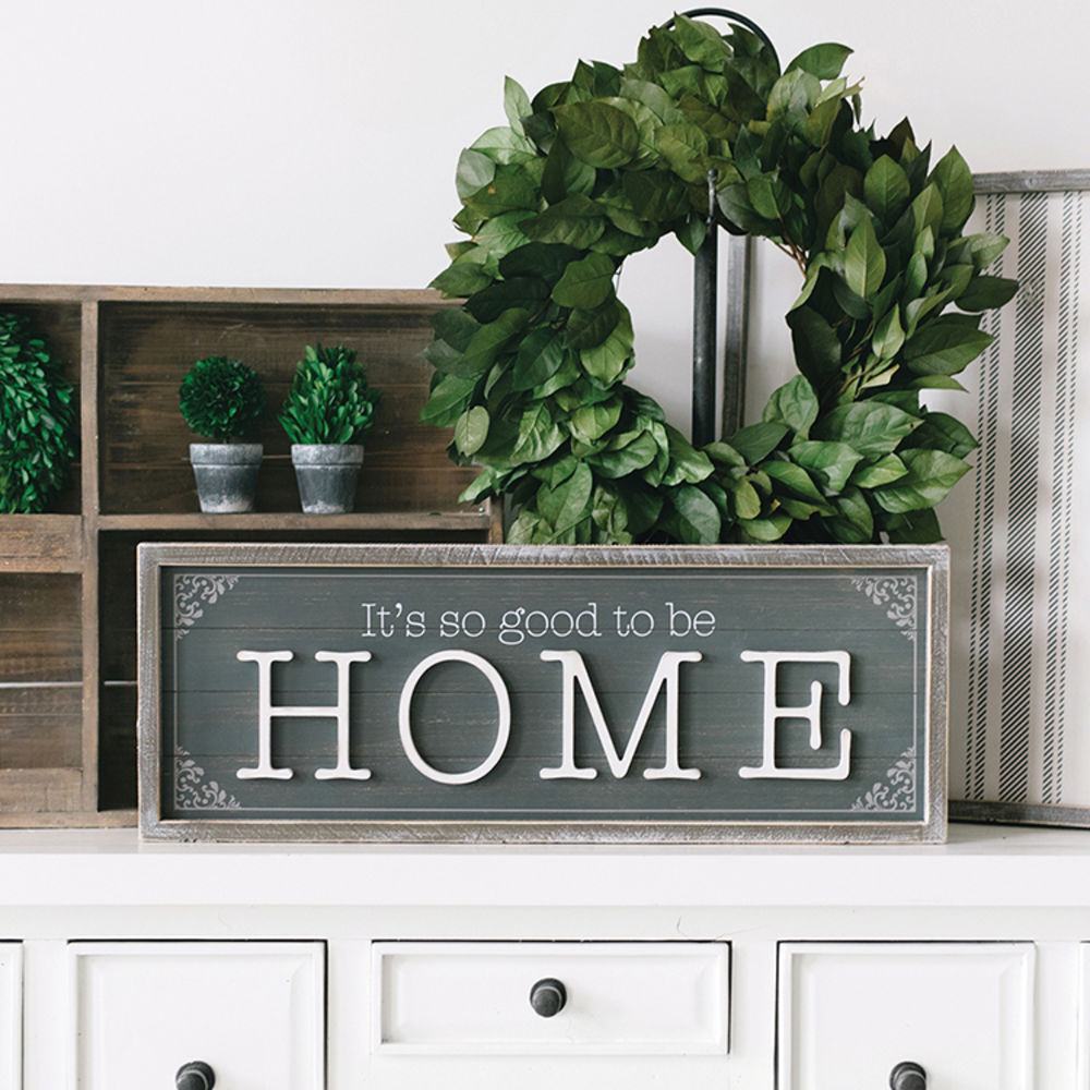 Double side wood framed sign(HOME) - The Nifty Decor