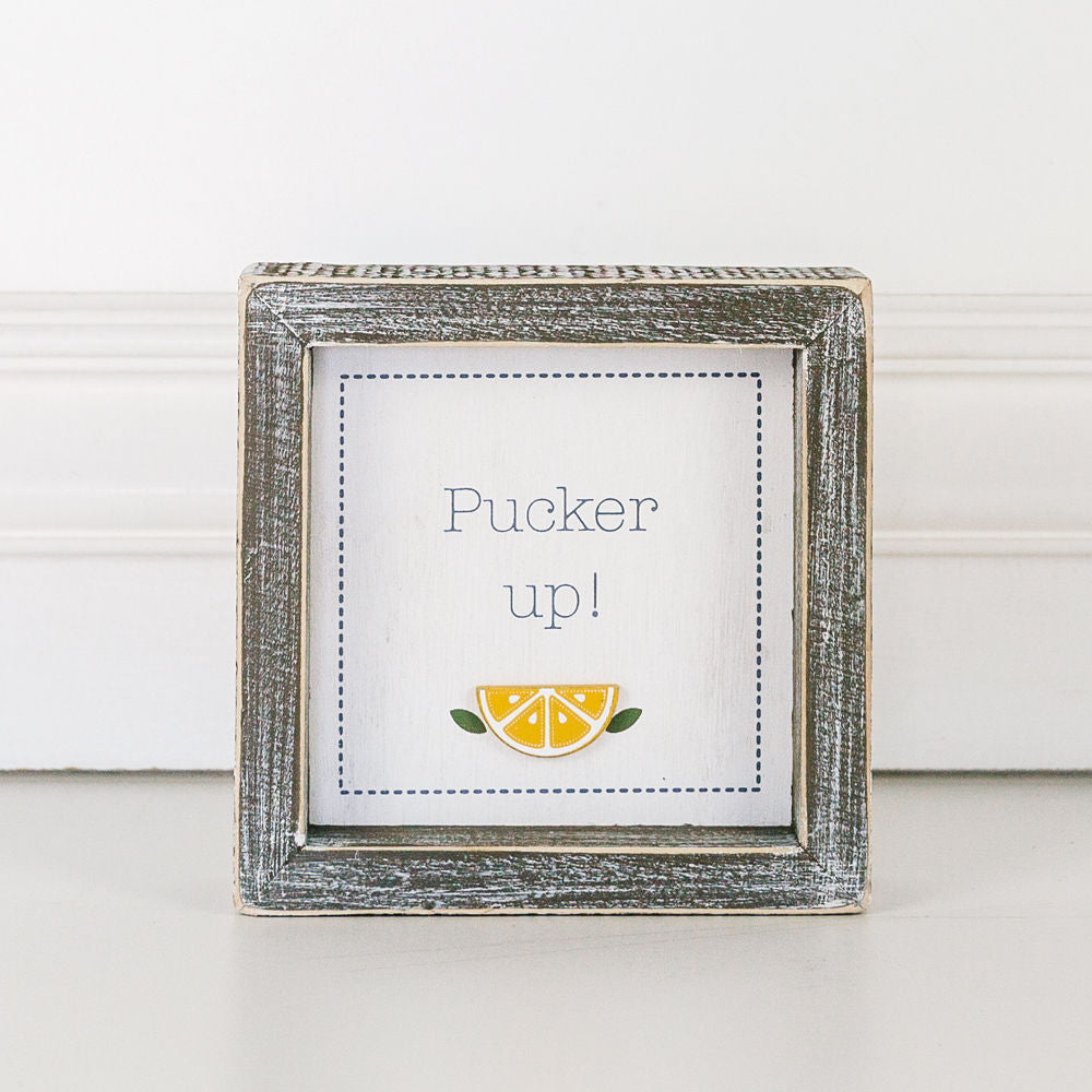 UP, Wood framed Sign - The Nifty Decor