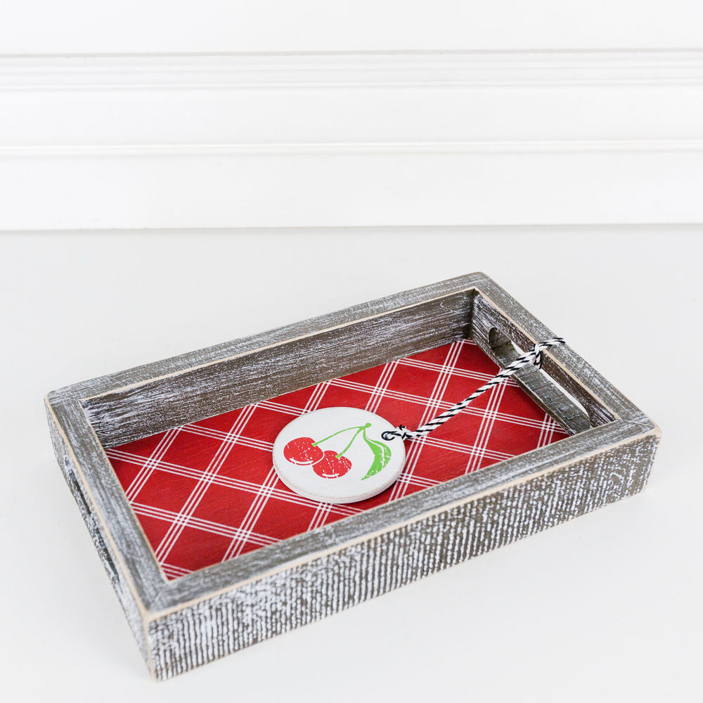 CHERRY MUCH, wooden tray - The Nifty Decor