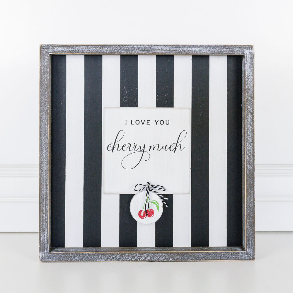 CHERRYMUCH wood framed sign - The Nifty Decor