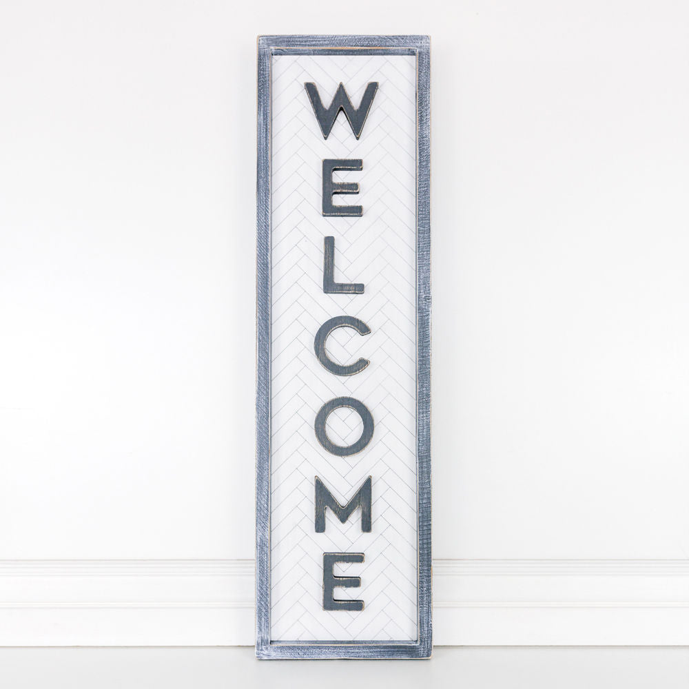 Double side wood framed sign(WELCOME) - The Nifty Decor