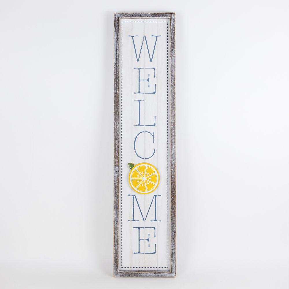 Reversible wood framed sign(WELCOME) - The Nifty Decor
