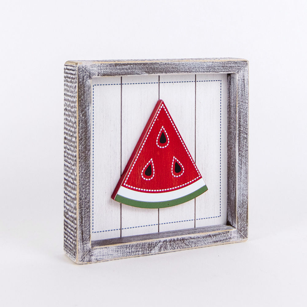 WATERMELON, wood shiplap sign - The Nifty Decor