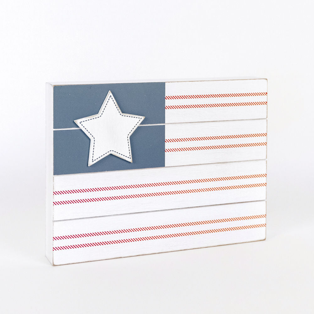 SUNSHINE/FLAG Reversible shiplap sign - The Nifty Decor