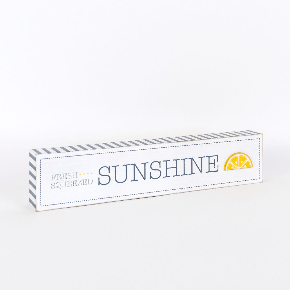 SUNSHINE/AMERICA Reversible wood brick - The Nifty Decor