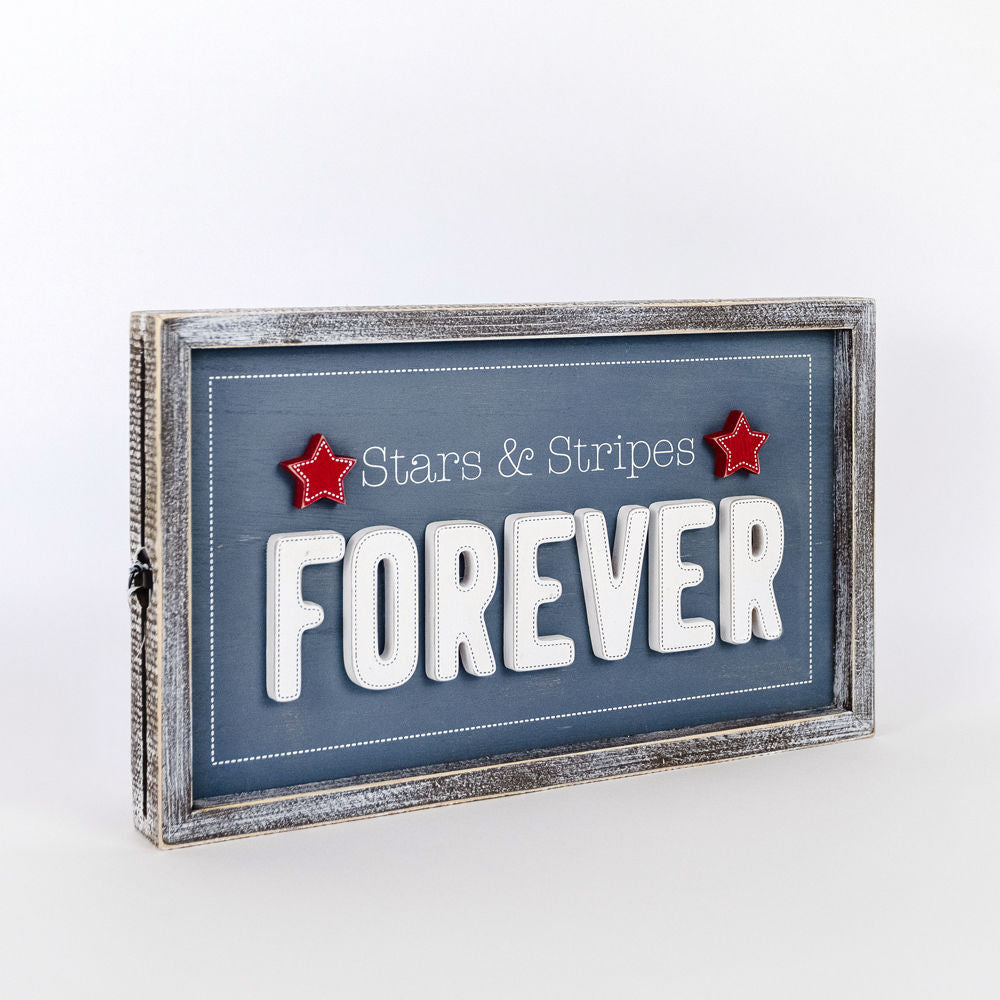 GRATTITUDE/ FOREVER Reversible framed sign - The Nifty Decor