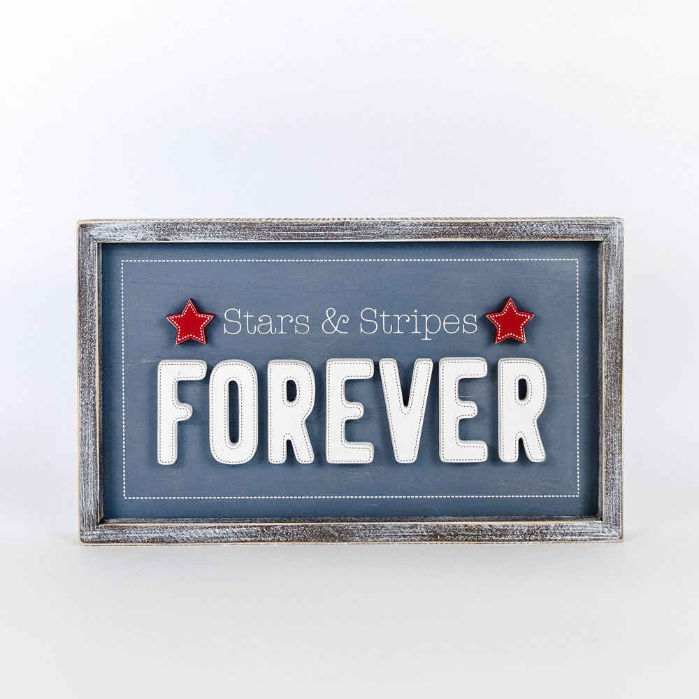 GRATTITUDE/ FOREVER Reversible framed sign - The Nifty Decor