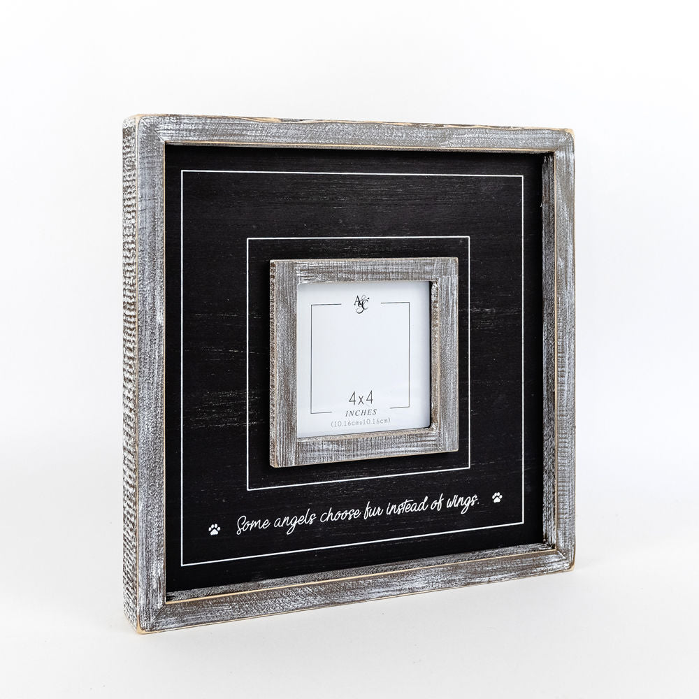 Wood Black photo frame (FUR BABY) - The Nifty Decor