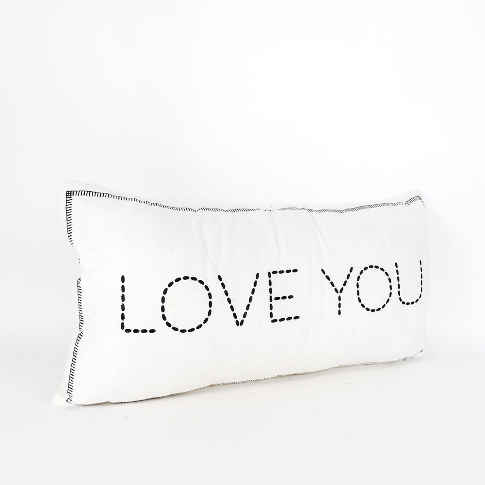 Linen Pillow (LUV U) - The Nifty Decor