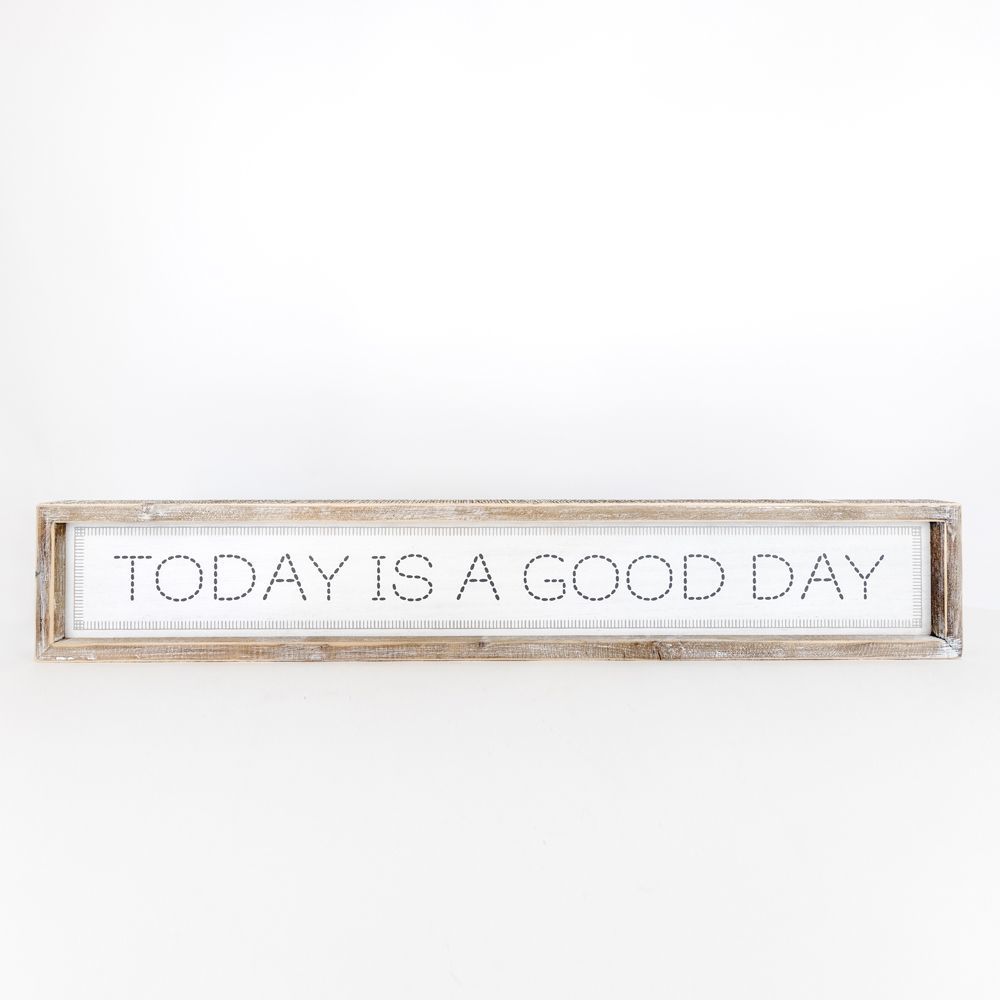 Reversible Wooden framed sign(LOVED/ TODAY) - The Nifty Decor