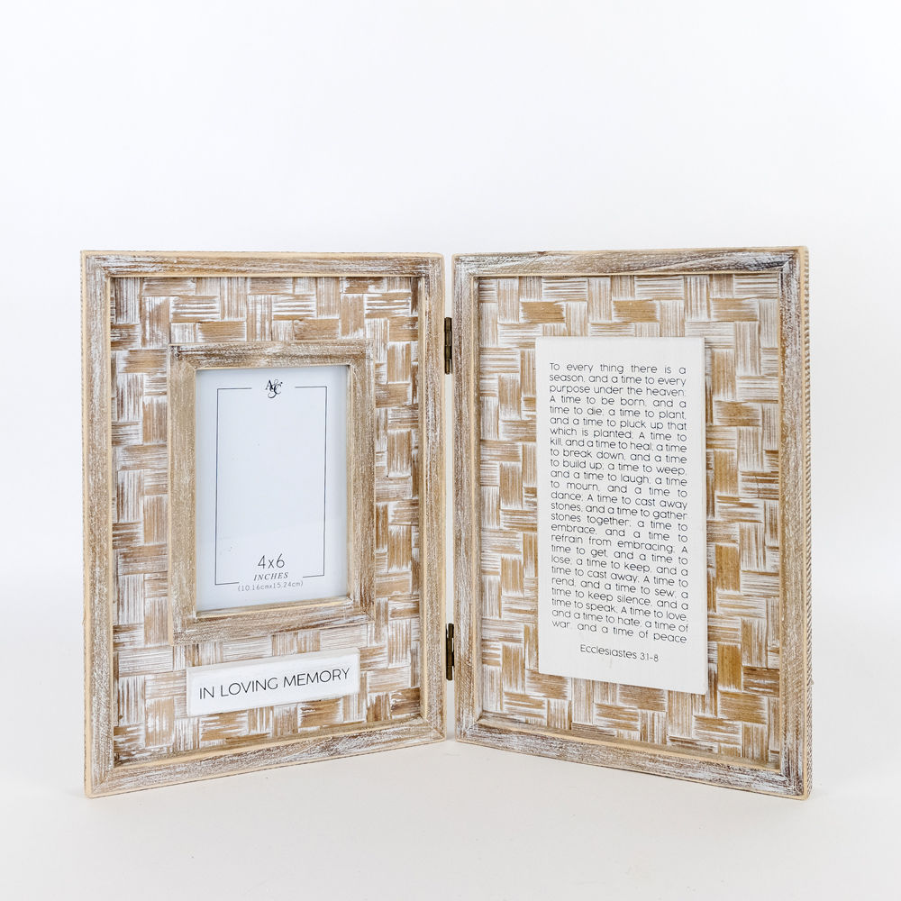 Wooden foldable photo frame sign(LOVING MEMORY) - The Nifty Decor