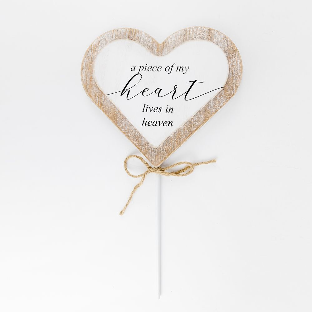 Wooden cutout Shape on Stand(PIECE HEART) - The Nifty Decor