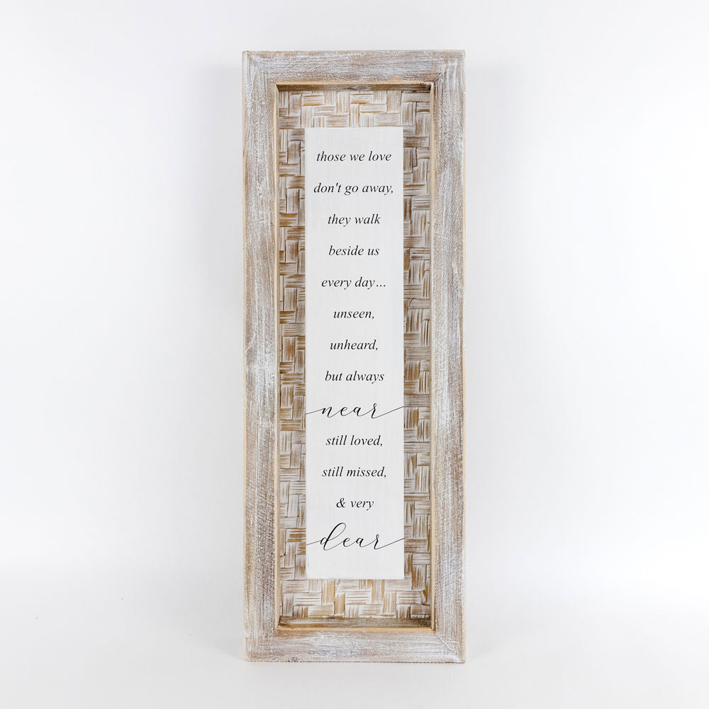 Bamboo wood framed sign (VERY DEAR) - The Nifty Decor