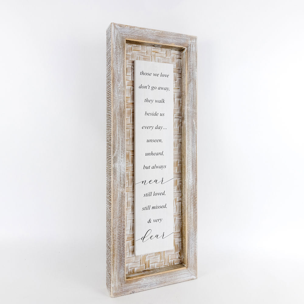 Bamboo wood framed sign (VERY DEAR) - The Nifty Decor