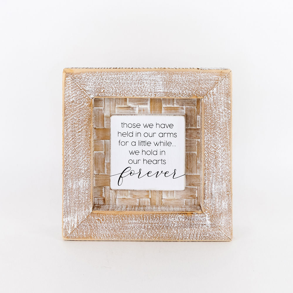 Bamboo wood framed sign (FOREVER) - The Nifty Decor