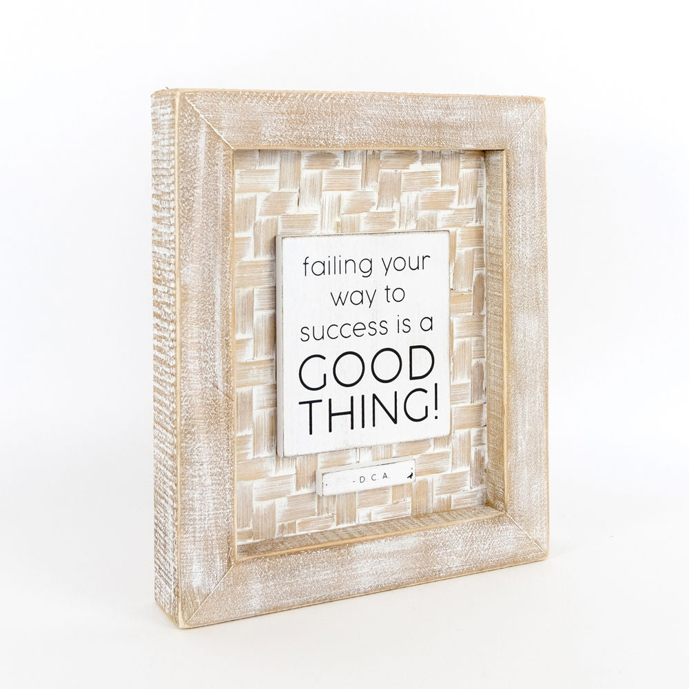Bamboo Wood Frames sign (GOOD THING) - The Nifty Decor