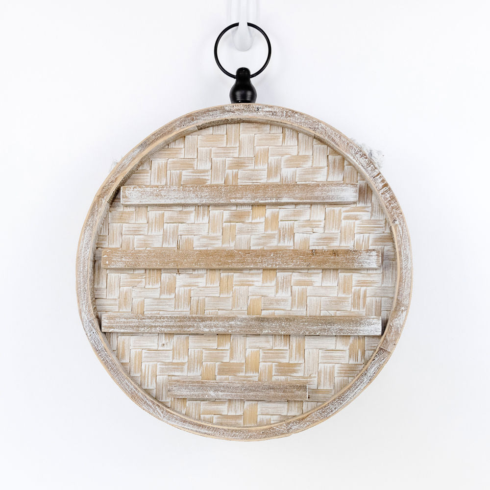 Bamboo Round hanging sign (LETTERBOARD) - The Nifty Decor