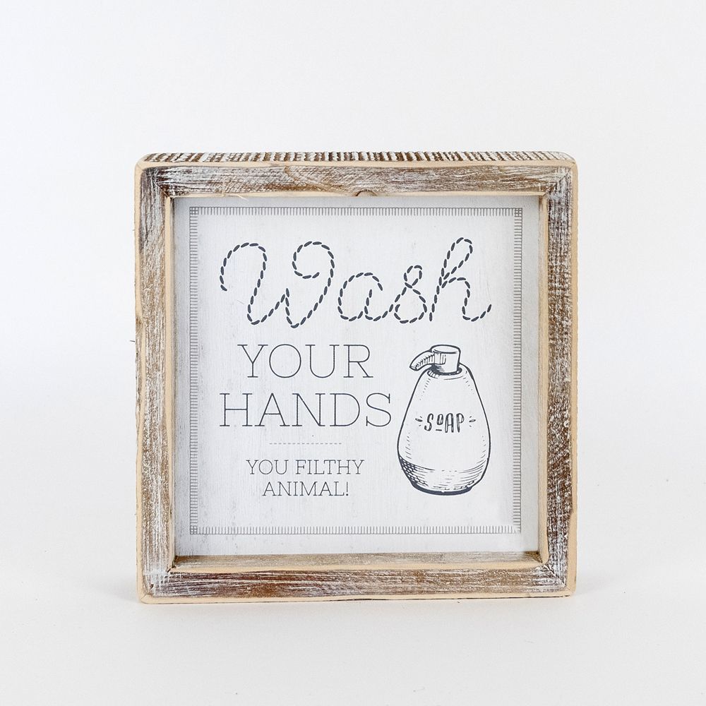 WIPE/WASH Reversible sign - The Nifty Decor