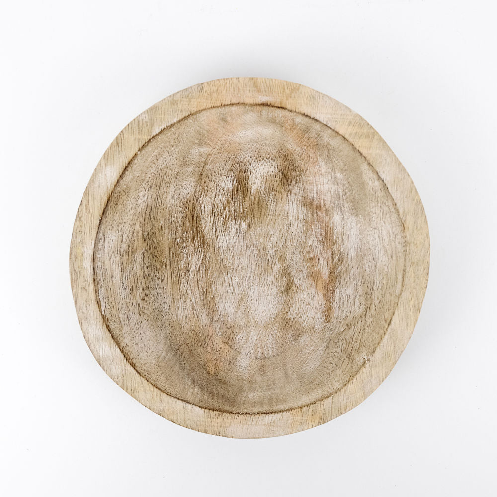 Round wood tray, Large - The Nifty Decor