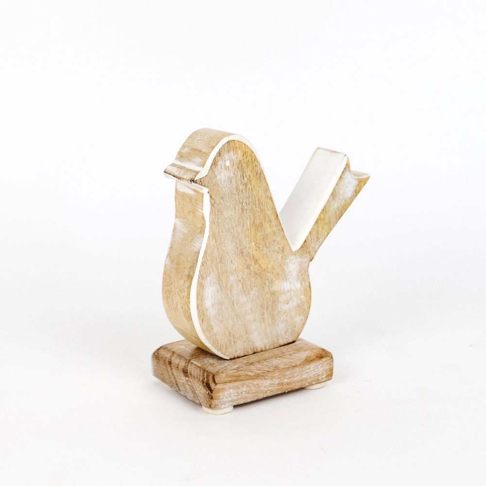 BIRD Mango wood cutout - The Nifty Decor