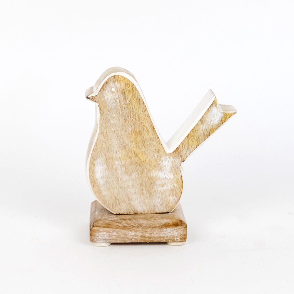 BIRD Mango wood cutout - The Nifty Decor