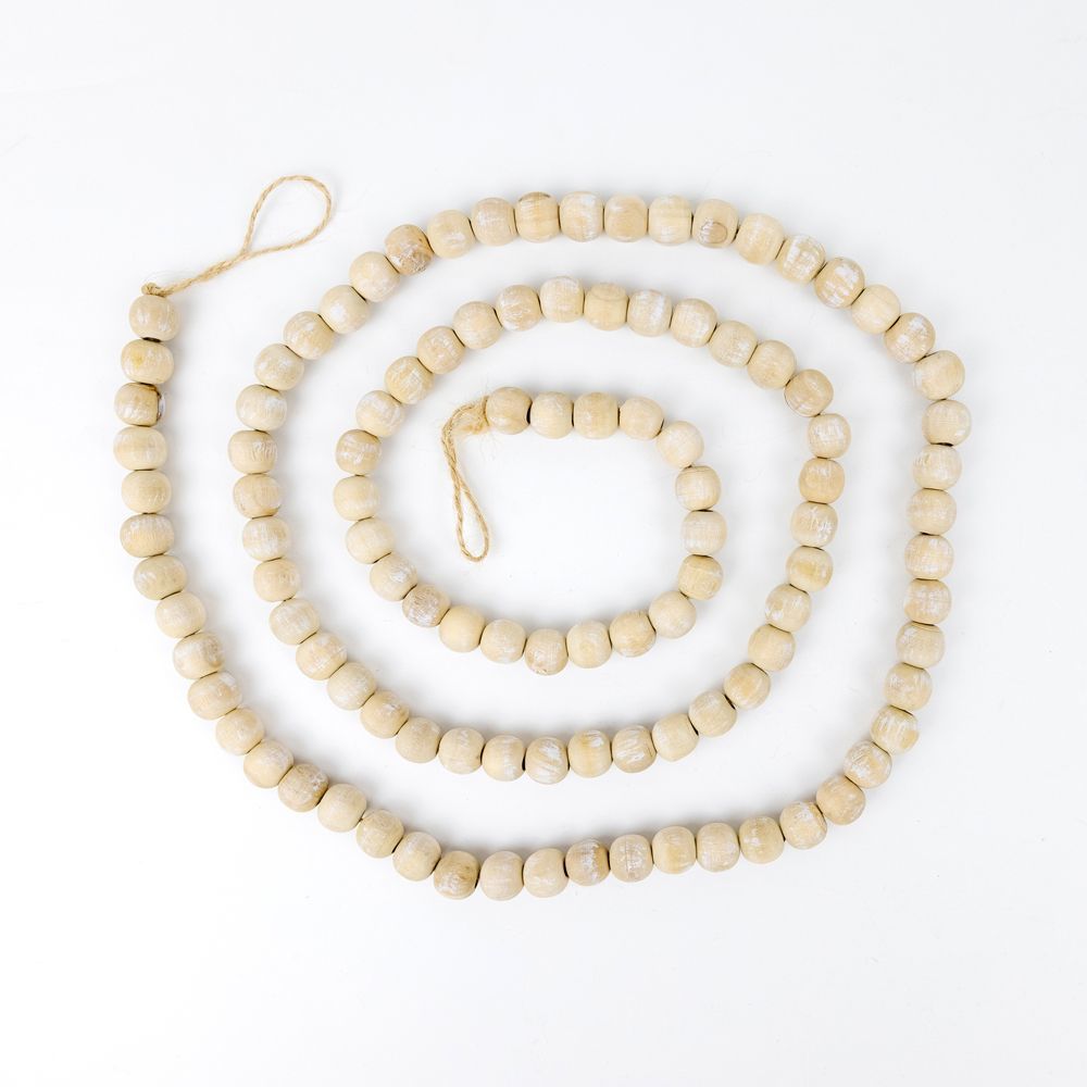 Natural long Beaded Garland - The Nifty Decor