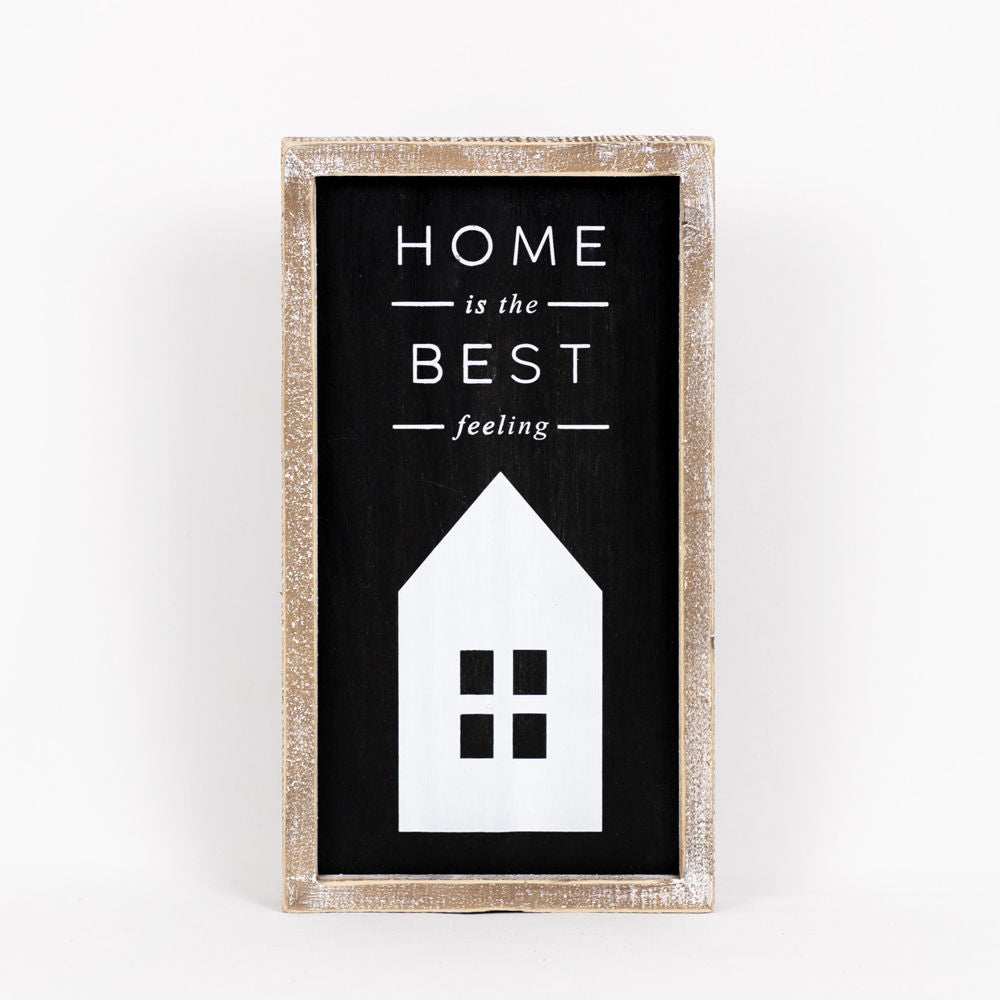 PEACE/HOME, reversible sign - The Nifty Decor