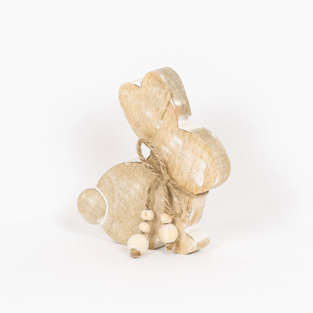 BUNNY Mango wood cutout - The Nifty Decor