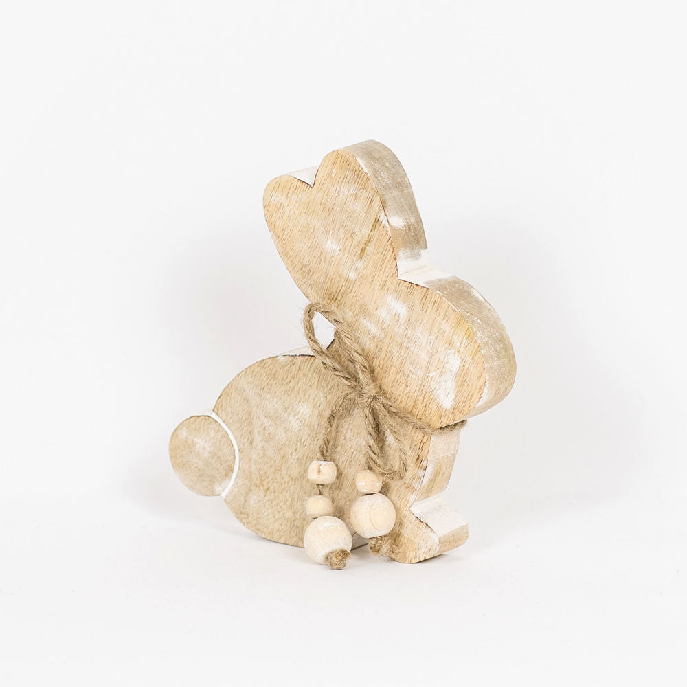 BUNNY Mango wood cutout - The Nifty Decor