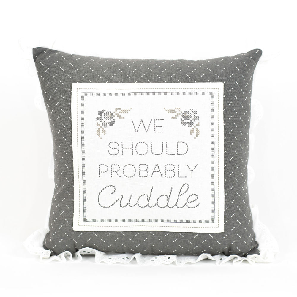 CUDDLE, reversible pillow - The Nifty Decor