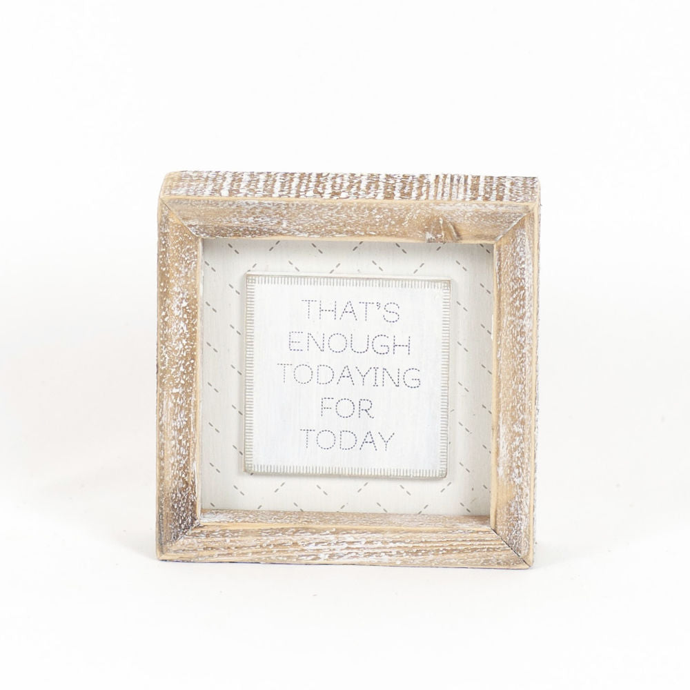 STAY/TODAY Reversible sign - The Nifty Decor