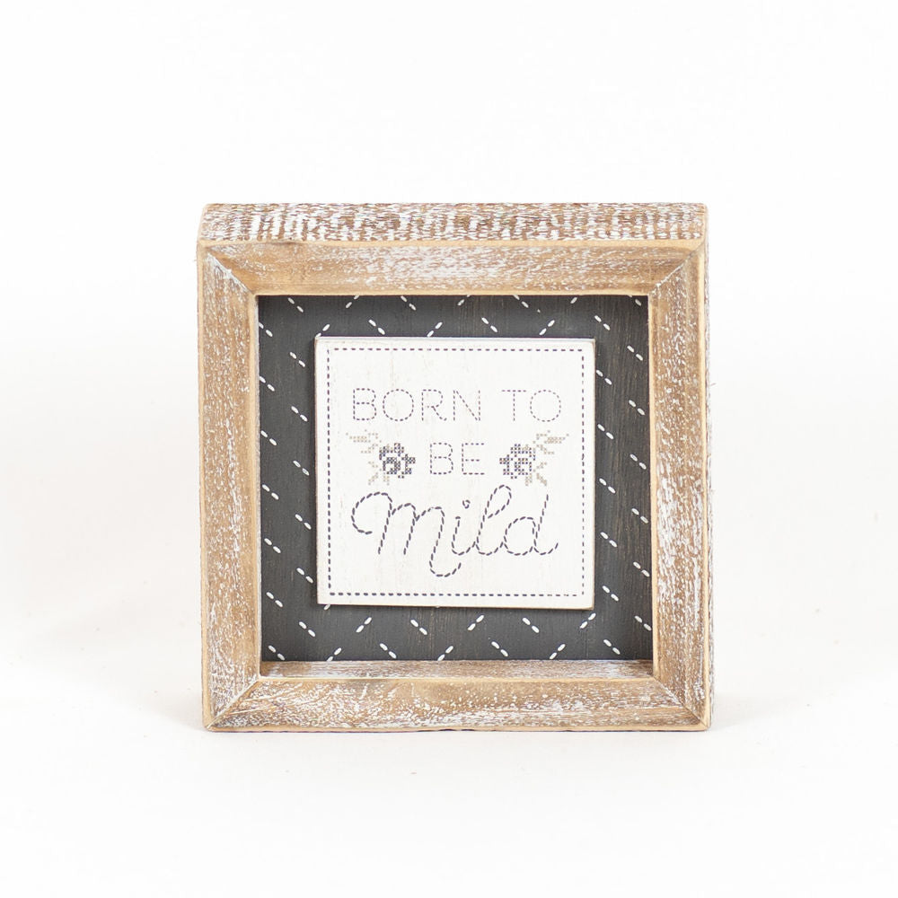 MILD/NOPE Reversible sign - The Nifty Decor
